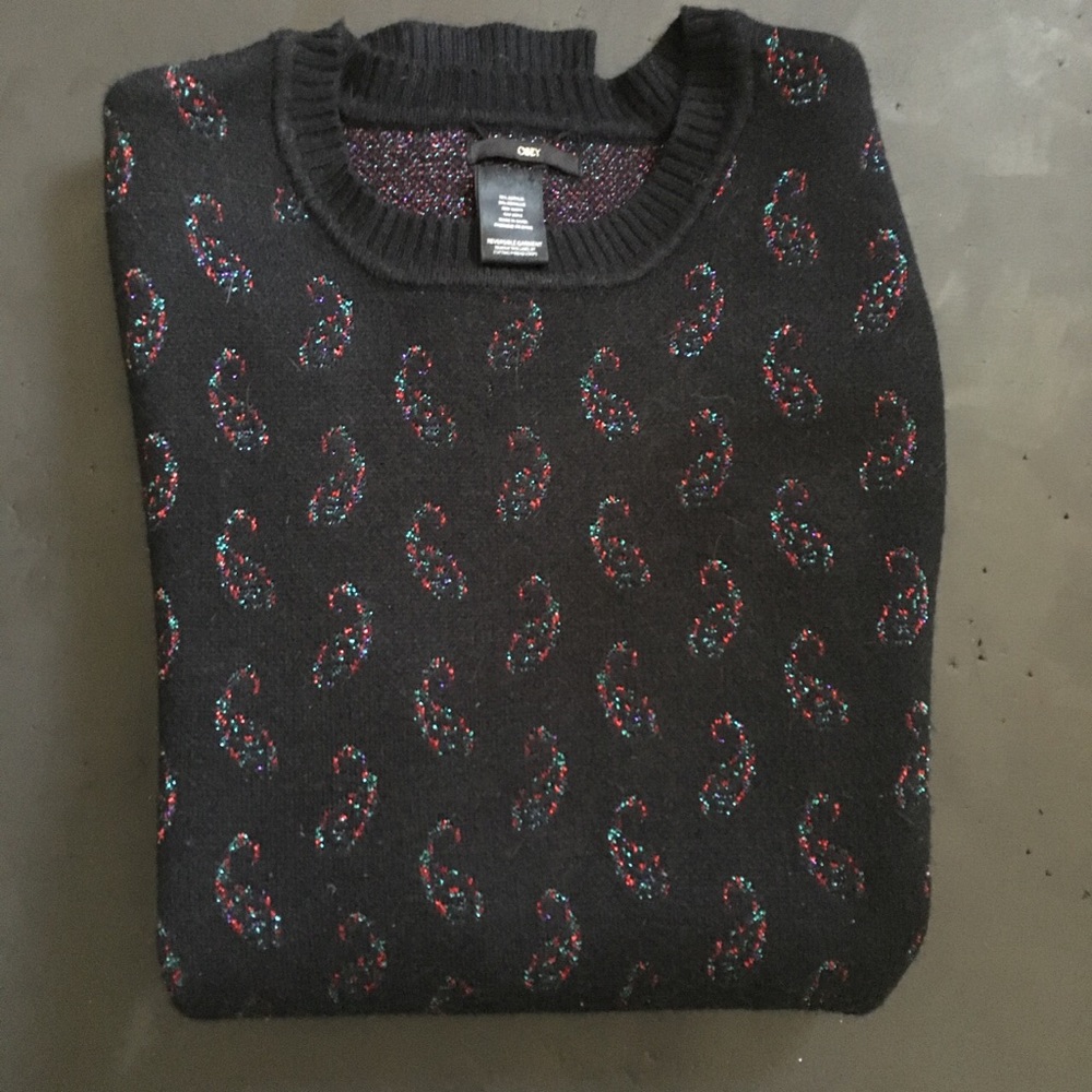 Obey reversible sweater